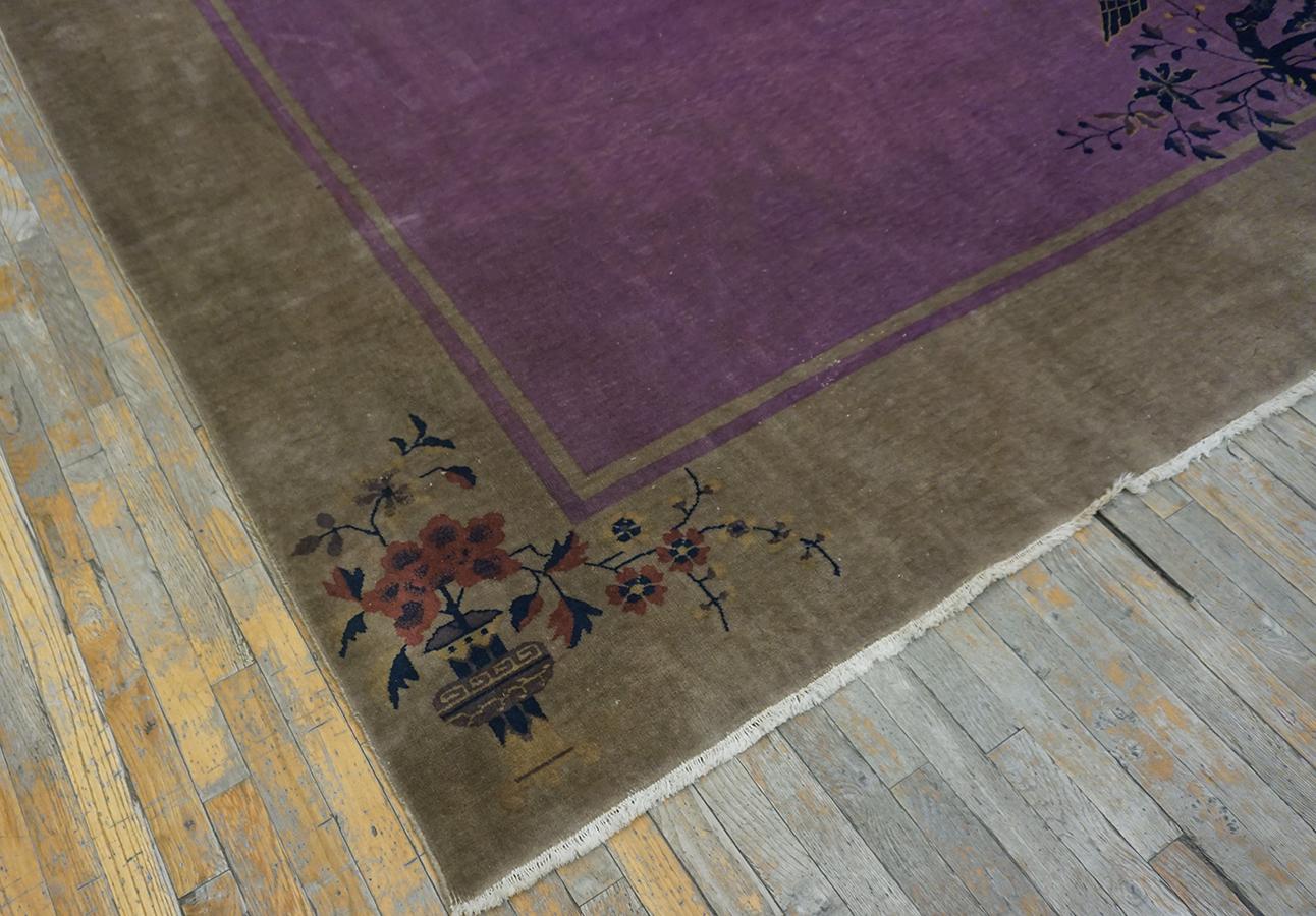 Tapis chinois Art Déco des années 1920 ( 8'7