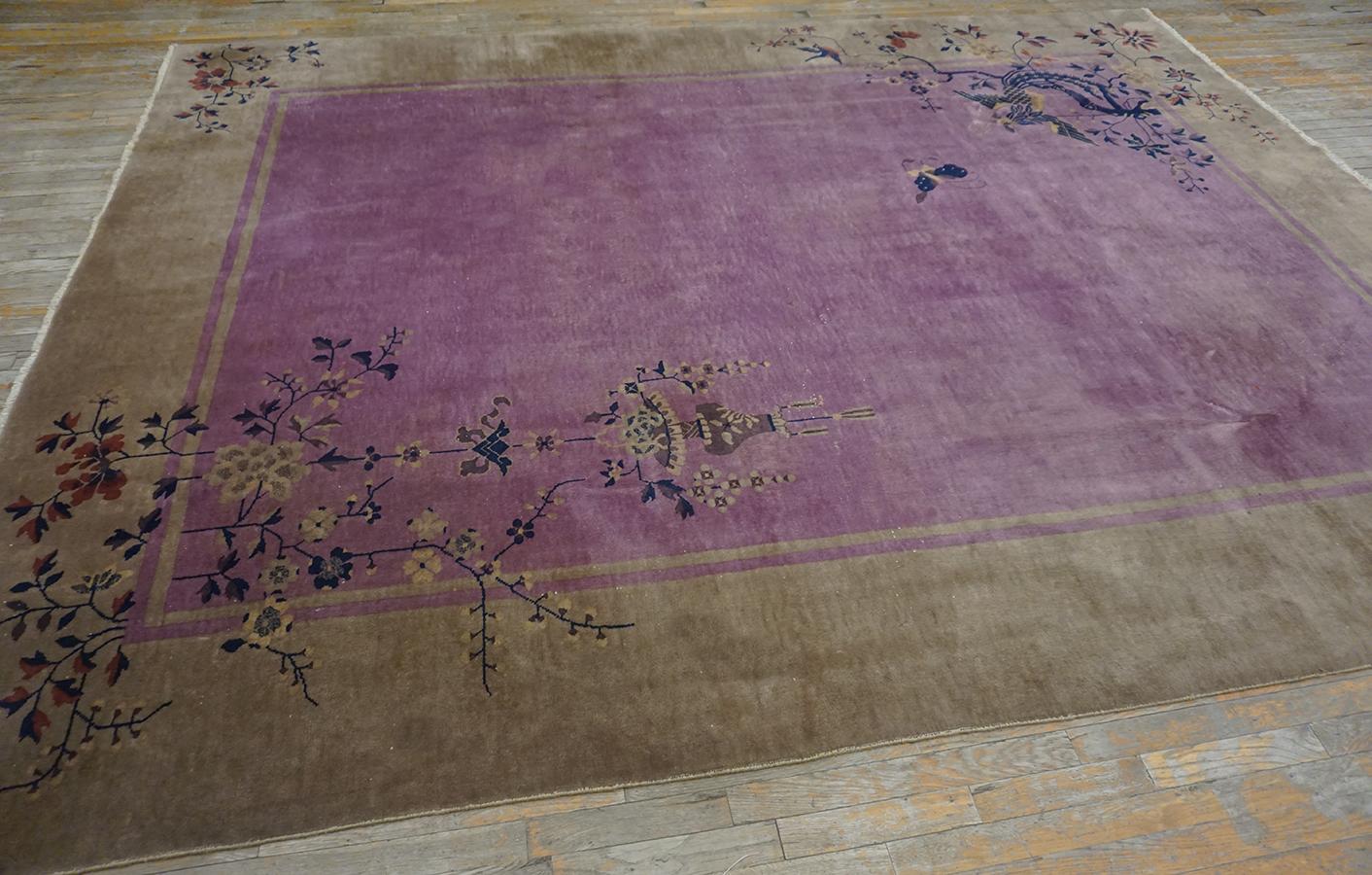 1920s Chinese Art Deco Carpet ( 8'7