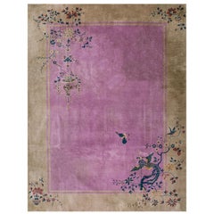 1920s Chinese Art Deco Carpet ( 8'7" x 11' - 262 x 335 ) 