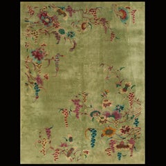 Antique Chinese Art Deco Rug 8' 8" x 11' 3"