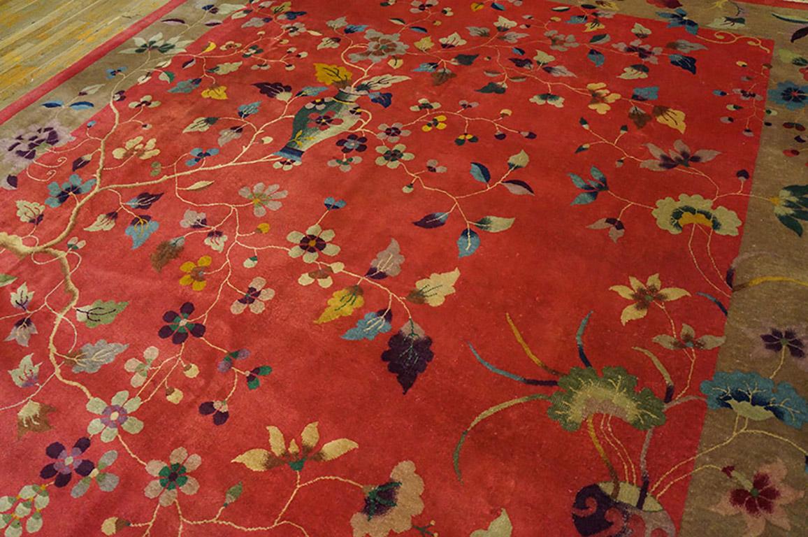 1920s Chinese Art Deco Carpet ( 8'9