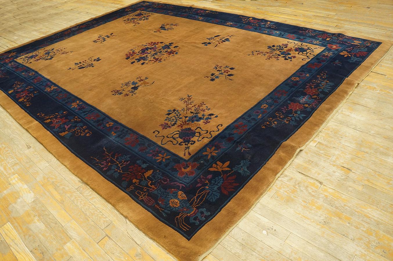 1920s Chinese Art Deco Carpet ( 9' x 11'8