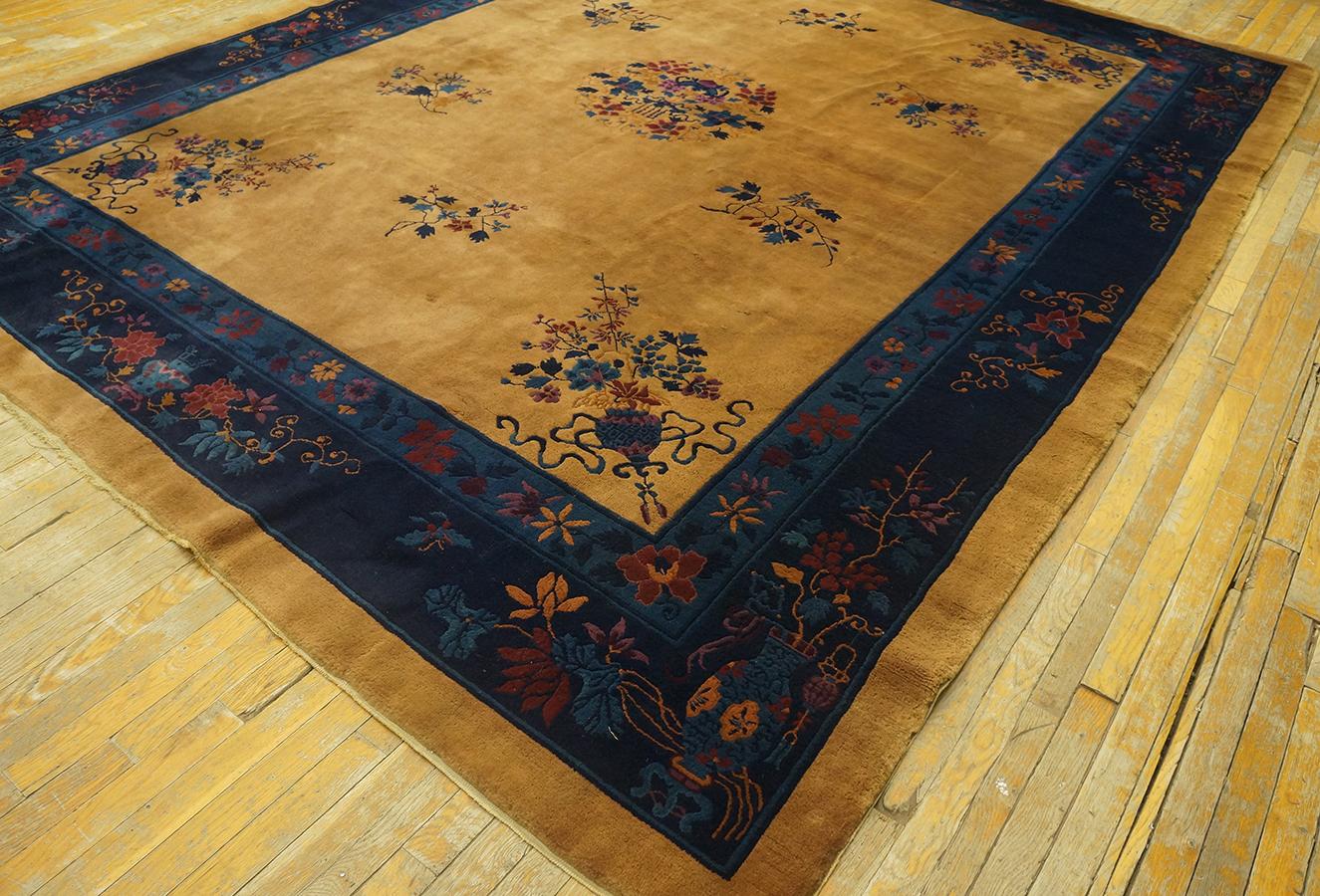 Alfombra Art Decó china de los años 20 ( 9' x 11'8
