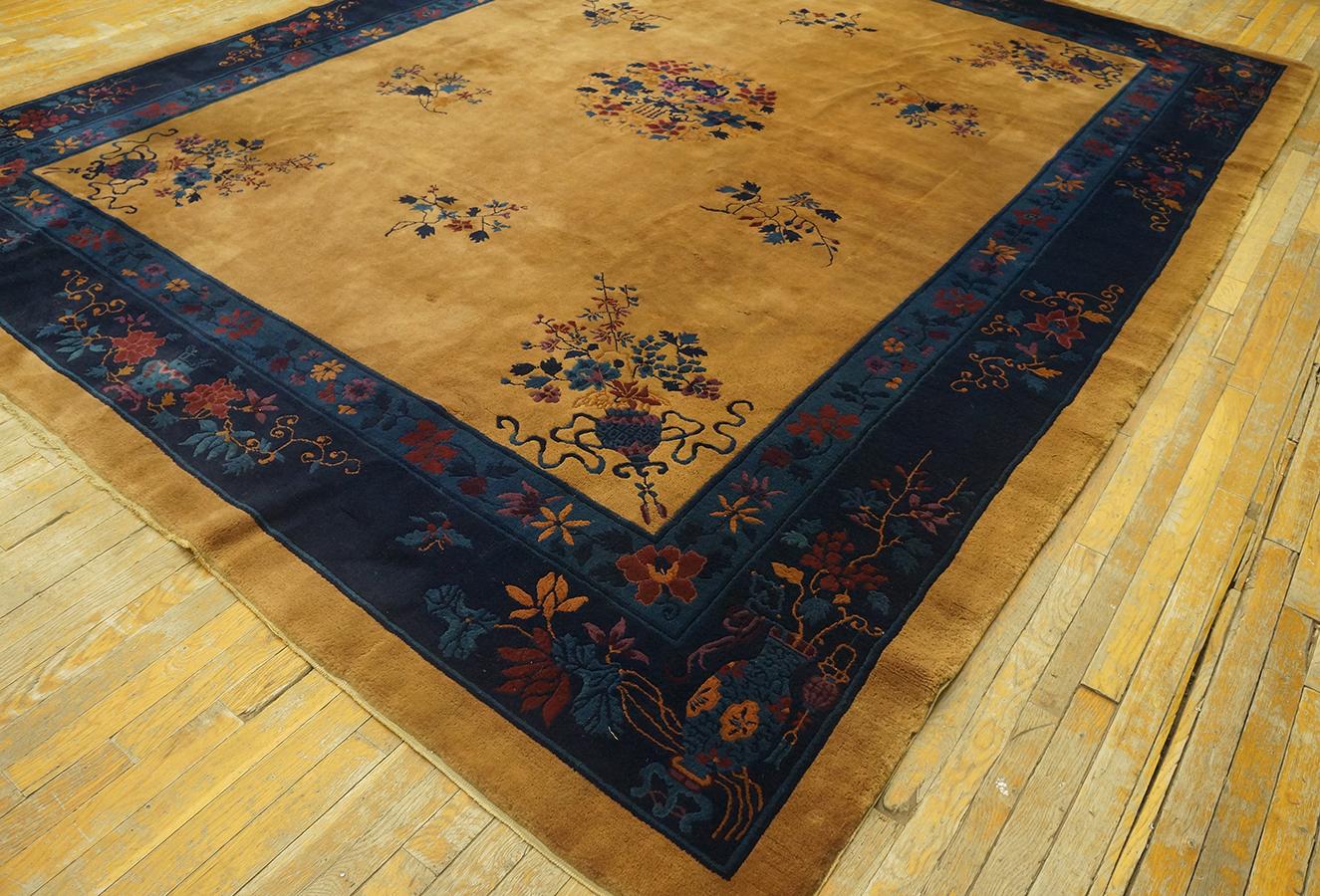 1920s Chinese Art Deco Carpet ( 9' x 11'8