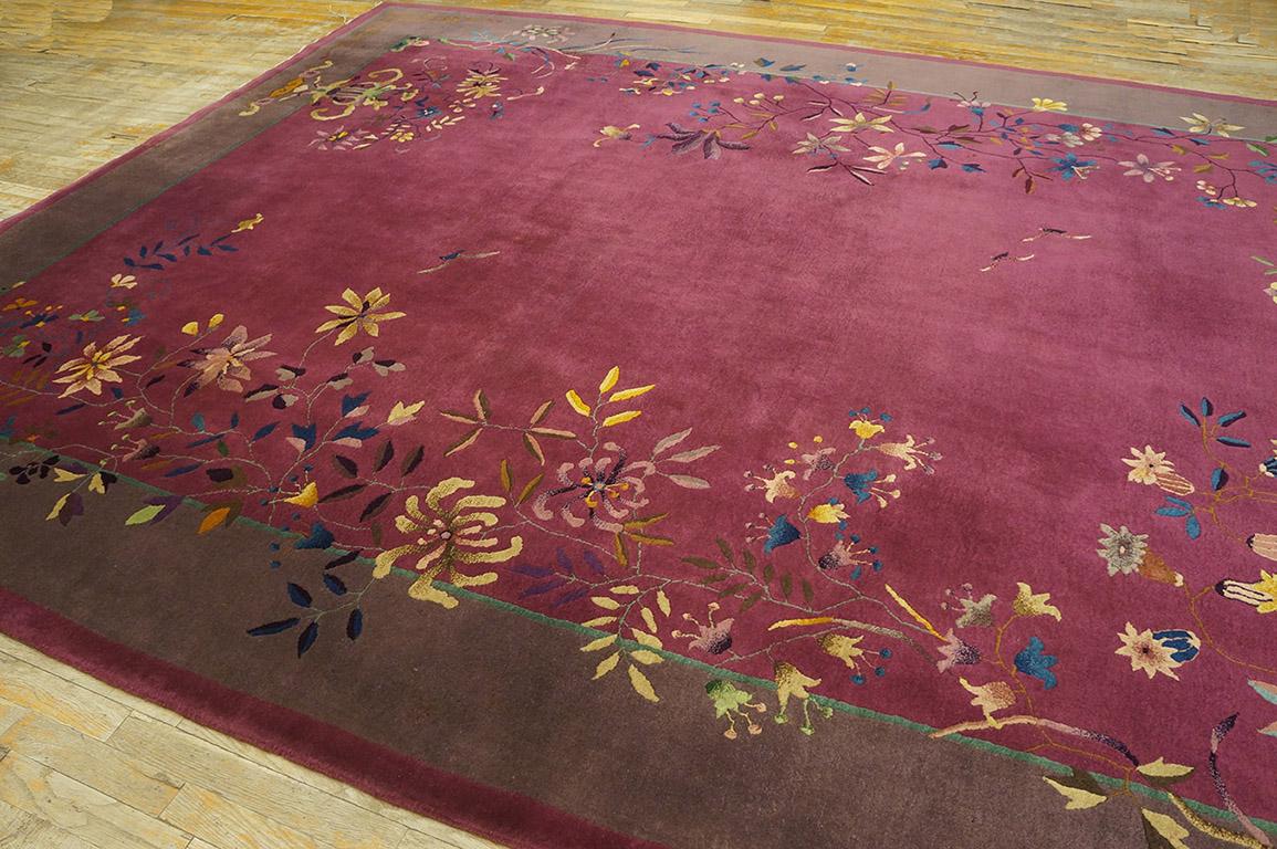 1920s Chinese Art Deco Carpet ( 9' x 11'10'' - 275 x 360 ) For Sale 1