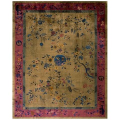 1920s Chinese Art Deco Carpet ( 9' x 11'4" - 275 x 345 )