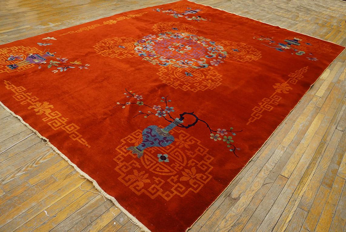 Alfombra china Art Déco de los años 20 (  9' x 12' - 275 x 365 cm ) Art Decó en venta
