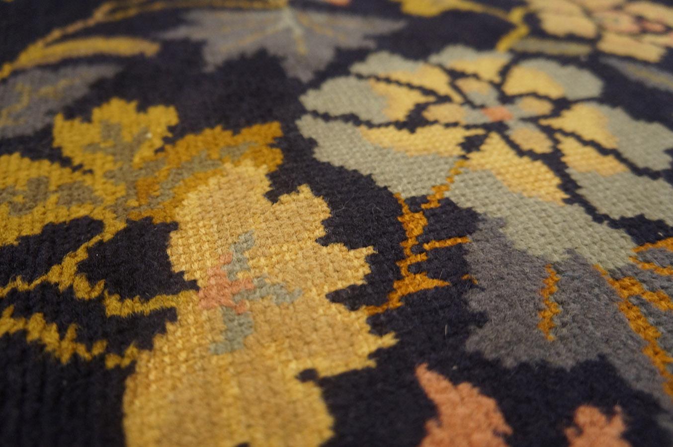 Tapis Art déco chinois ancien 9' 7'' x 13' 0'' en vente 9