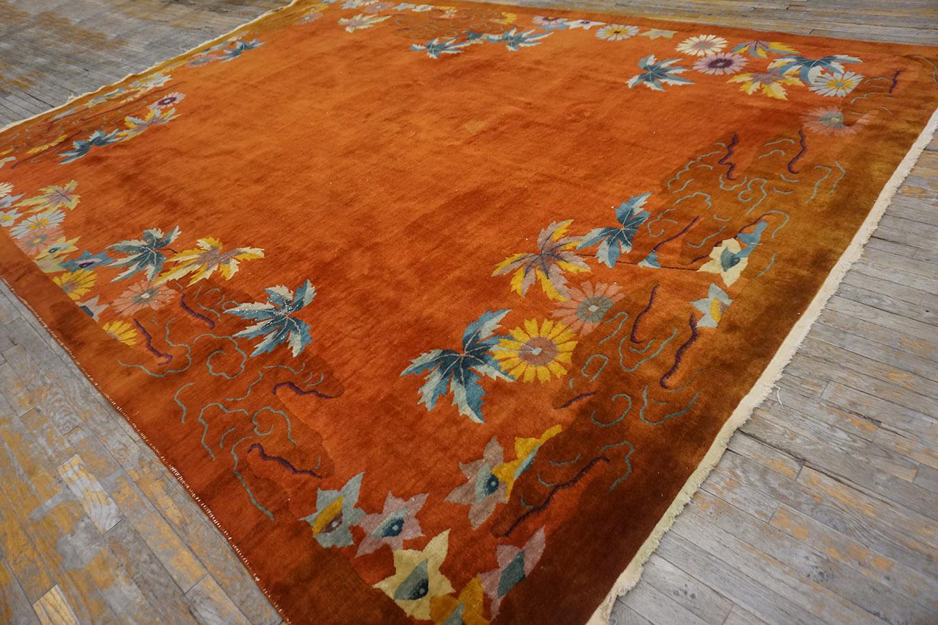 Tapis art déco chinois des années 1920 ( 9'9