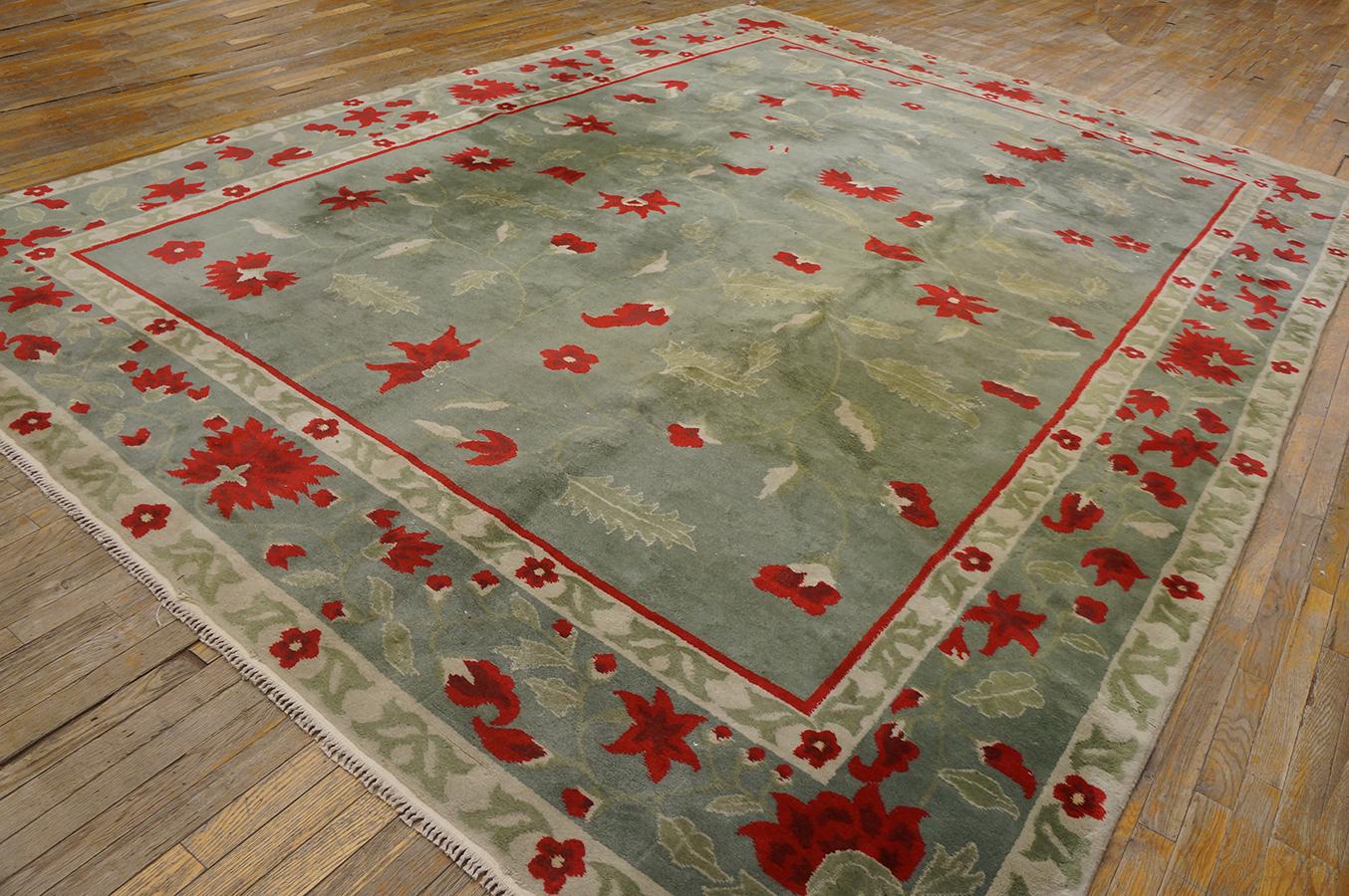 Chinesischer Art-Déco-Teppich aus den 1930er Jahren ( 9'9 Zoll x 13'8 Zoll - 297 x 417 cm) (Wolle) im Angebot
