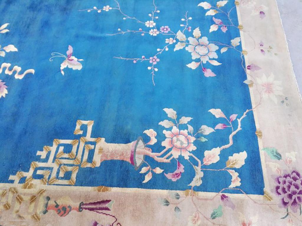 1920s Chinese Art Deco Carpet ( 9' x 11'8