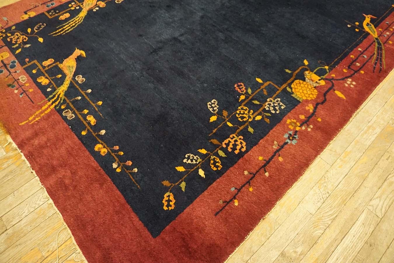 1920s Chinese Art Deco Carpet ( 6' x 8'9