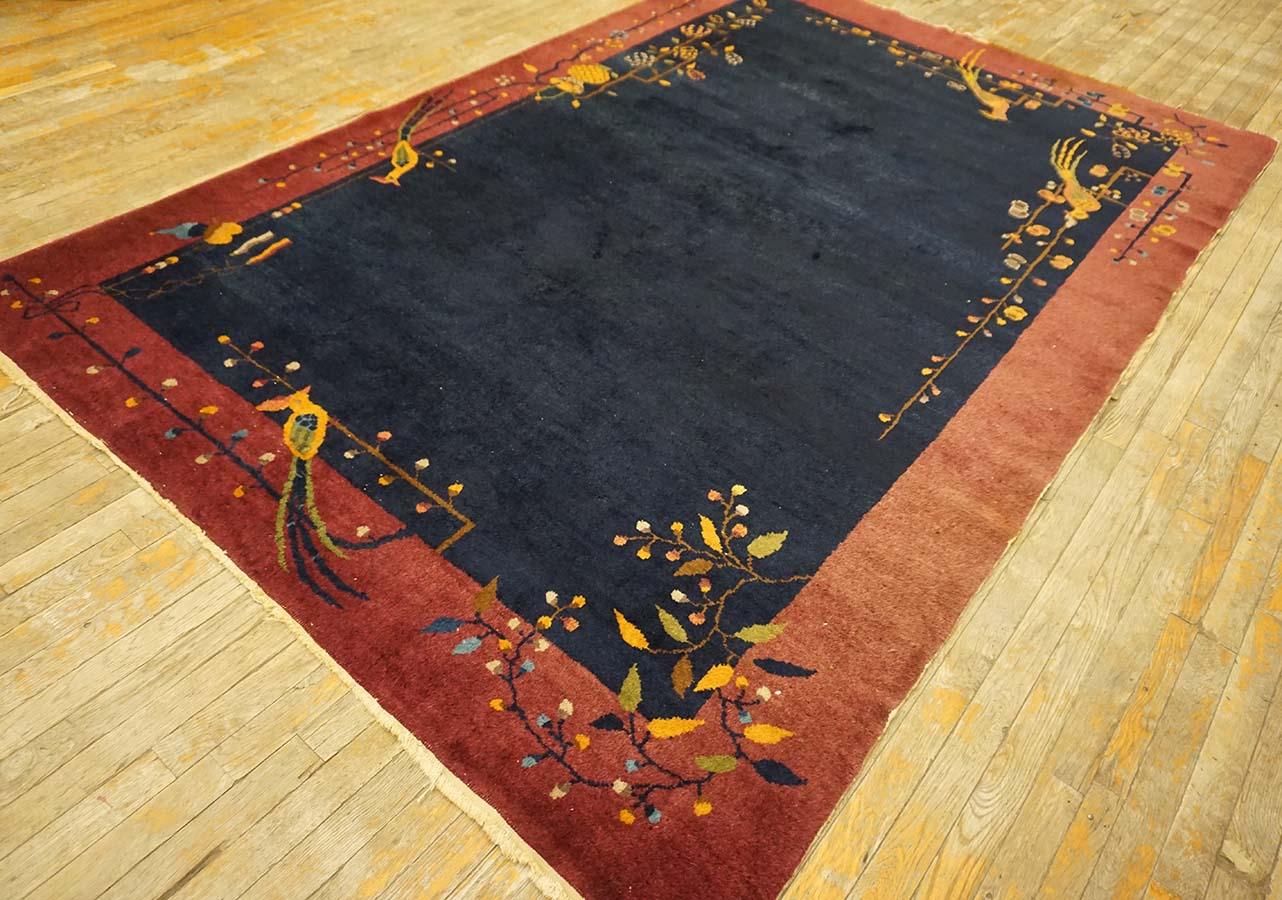American 1920s Chinese Art Deco Carpet ( 6' x 8'9