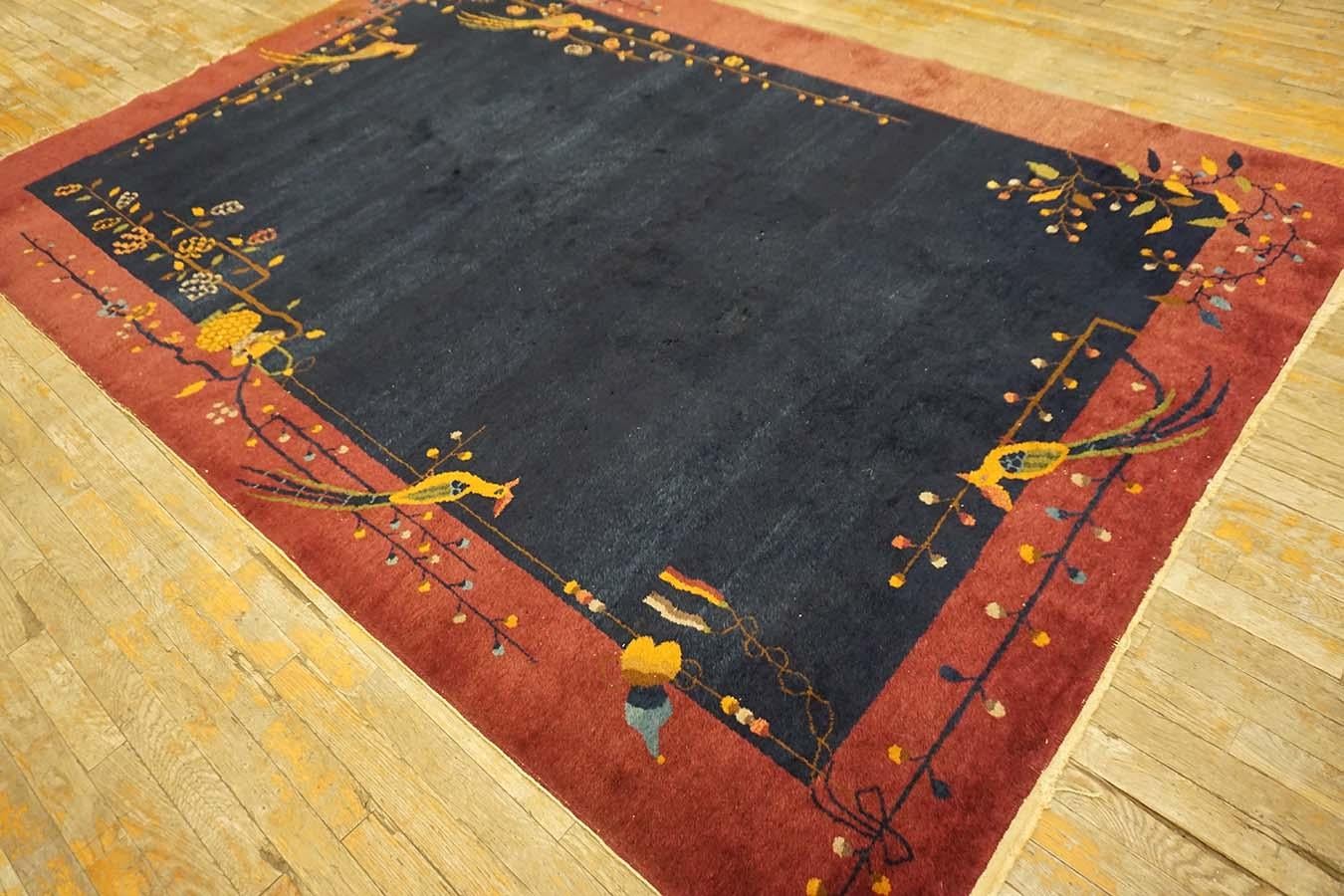 1920s Chinese Art Deco Carpet ( 6' x 8'9