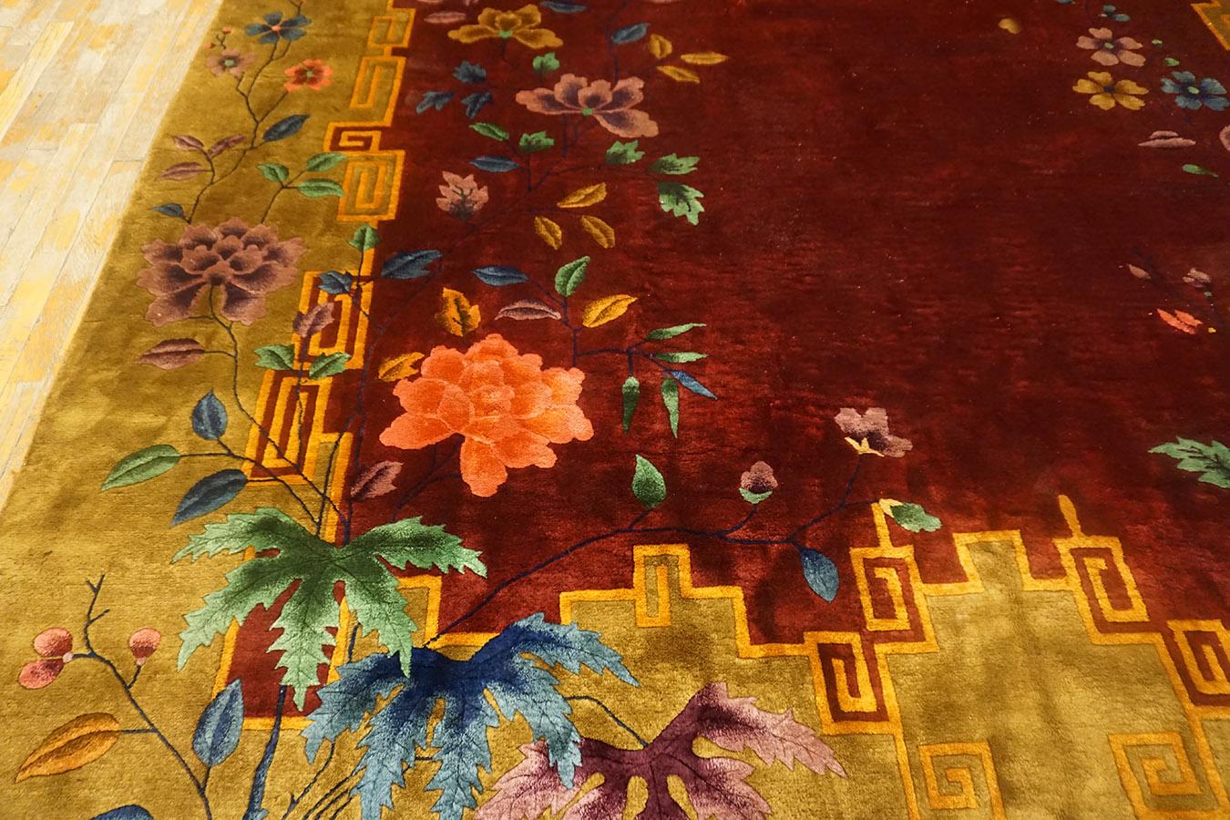 1920s Chinese Art Deco Carpet ( 9' X 17' - 275 x 518 ) For Sale 5