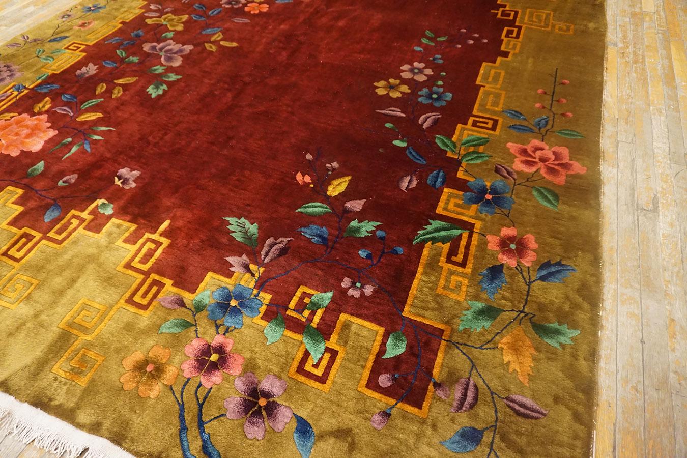 1920s Chinese Art Deco Carpet ( 9' X 17' - 275 x 518 ) For Sale 6