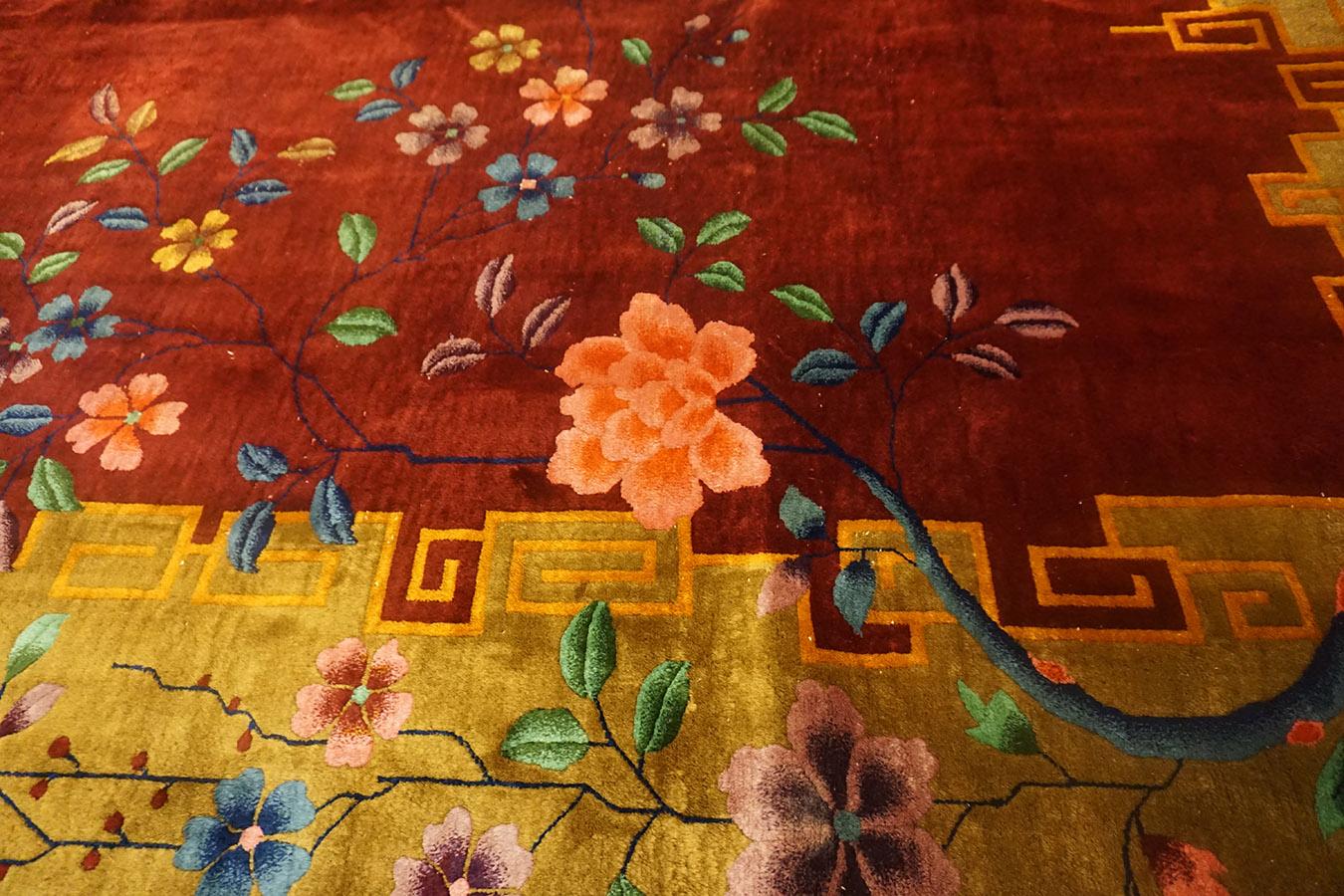 1920s Chinese Art Deco Carpet ( 9' X 17' - 275 x 518 ) For Sale 3