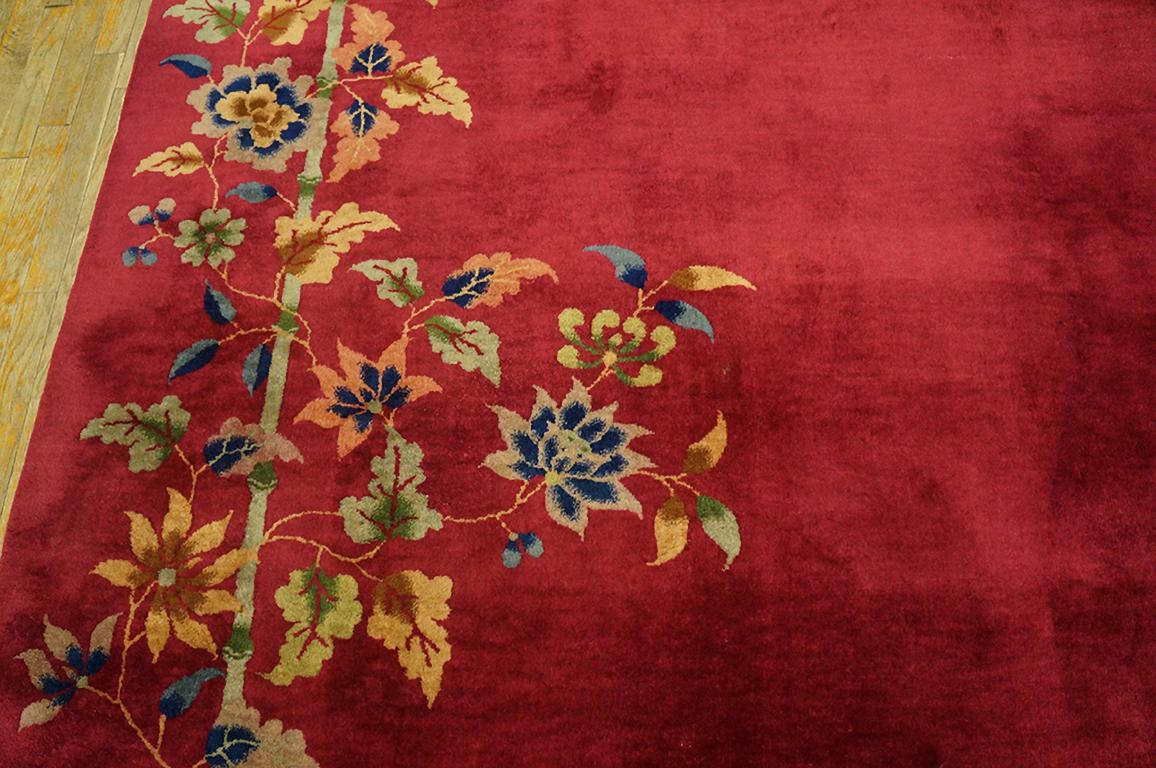 1920s Chinese Art Deco Carpet (9' x 11' 4