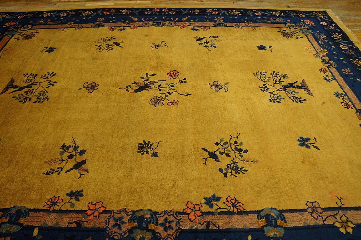 Antique Chinese Art Deco Rug For Sale 4
