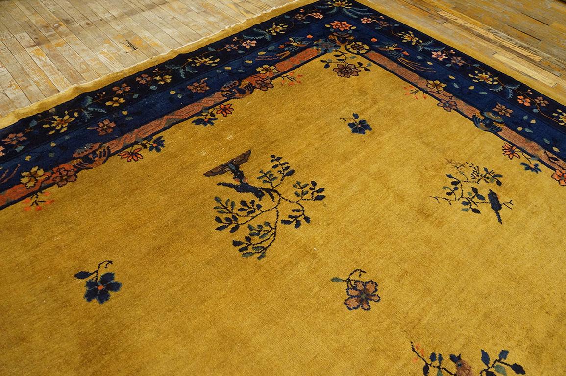 Antique Chinese Art Deco Rug For Sale 6