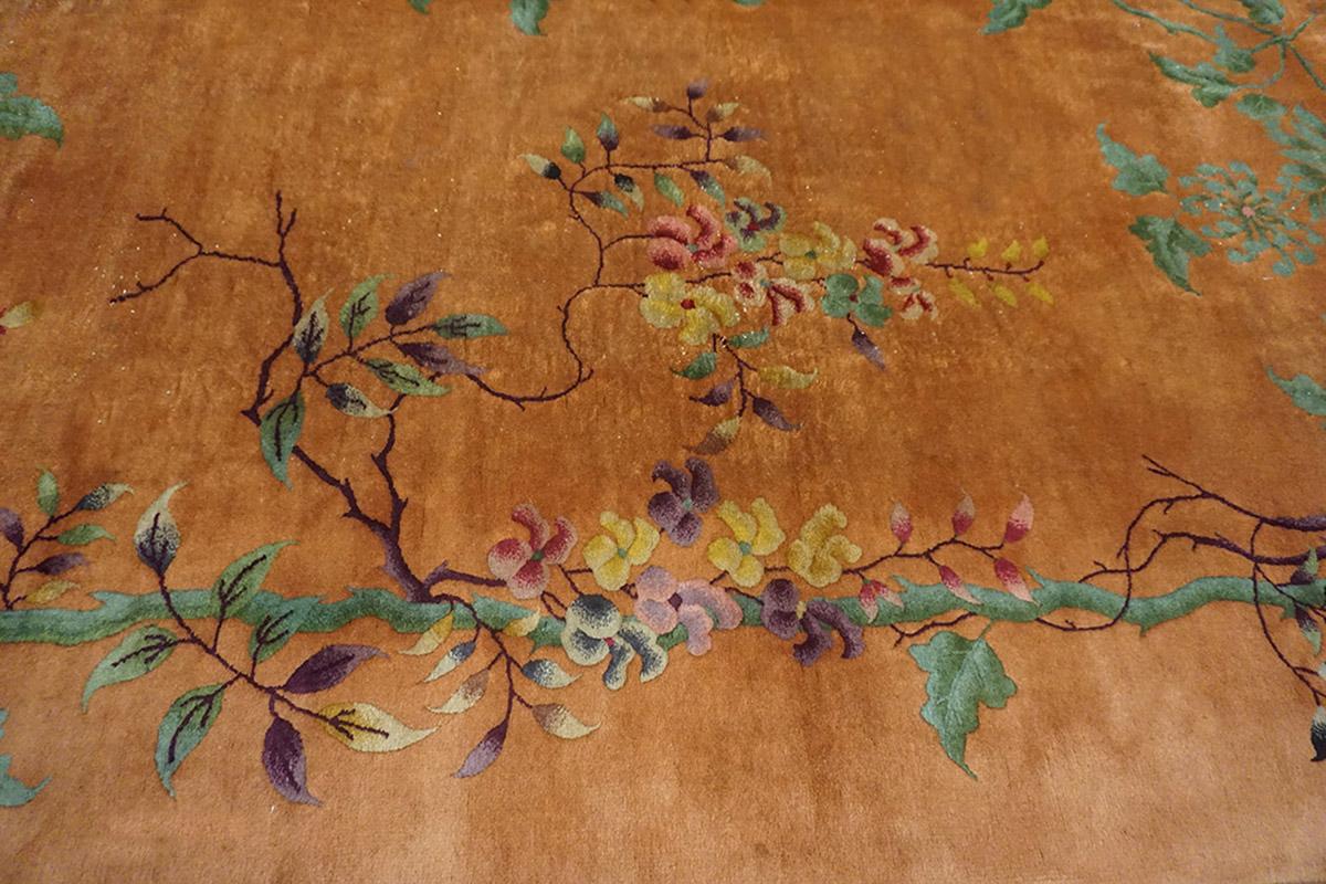 1920s Chinese Art  Deco Carpet ( 9' x 11'3