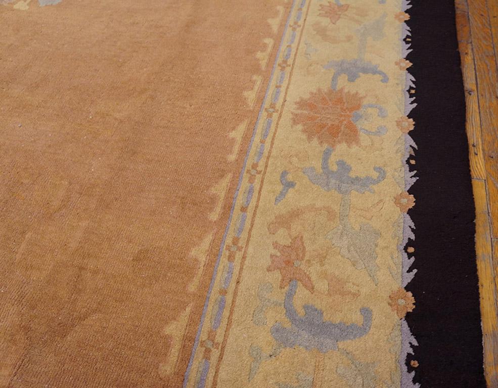 Wool 1920s Chinese Art Deco Carpet ( 9' x 11' 6