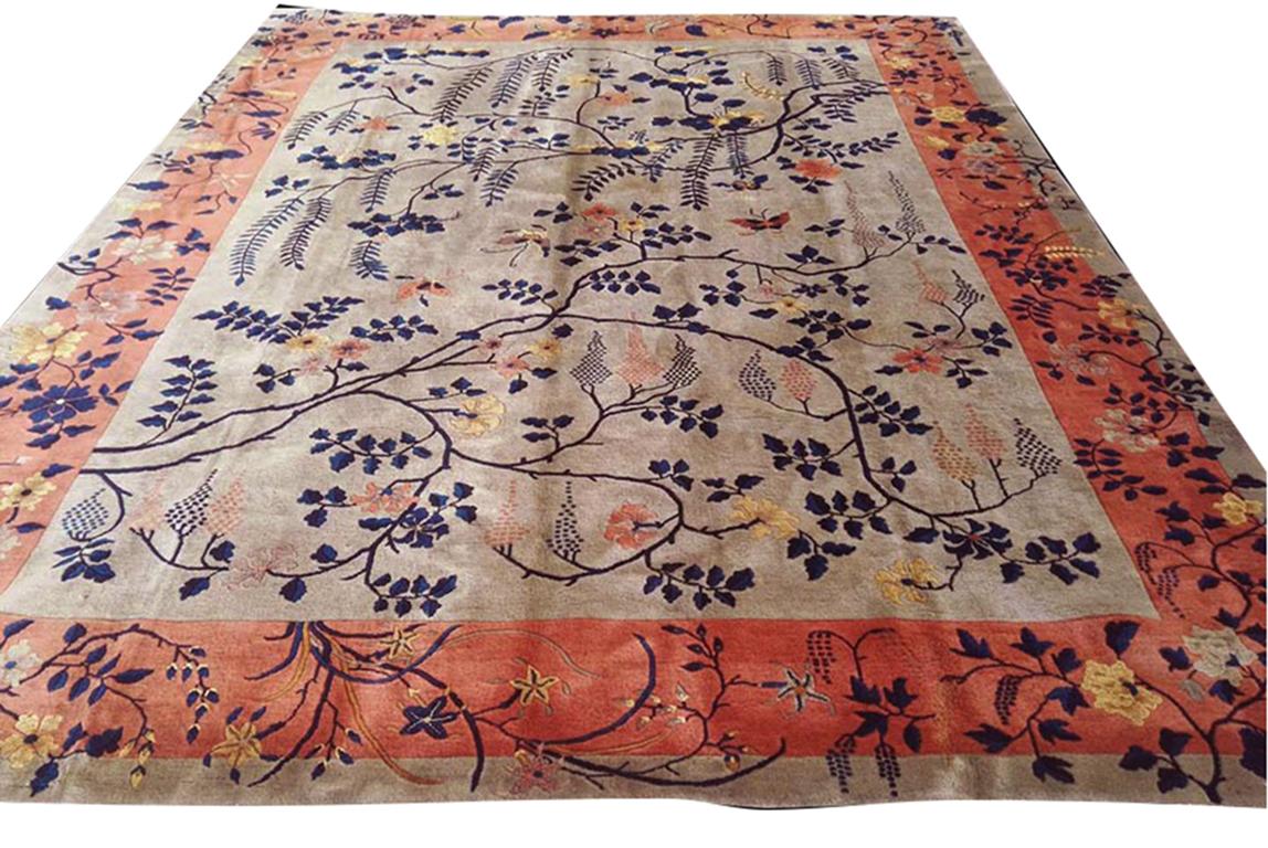 Antique Chinese - Art Deco rug, size: 9'0