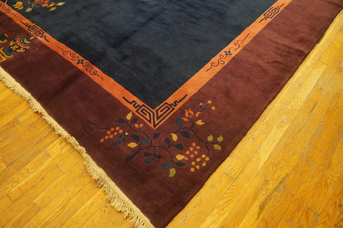 1920s Chinese Art Deco Carpet ( 9'10