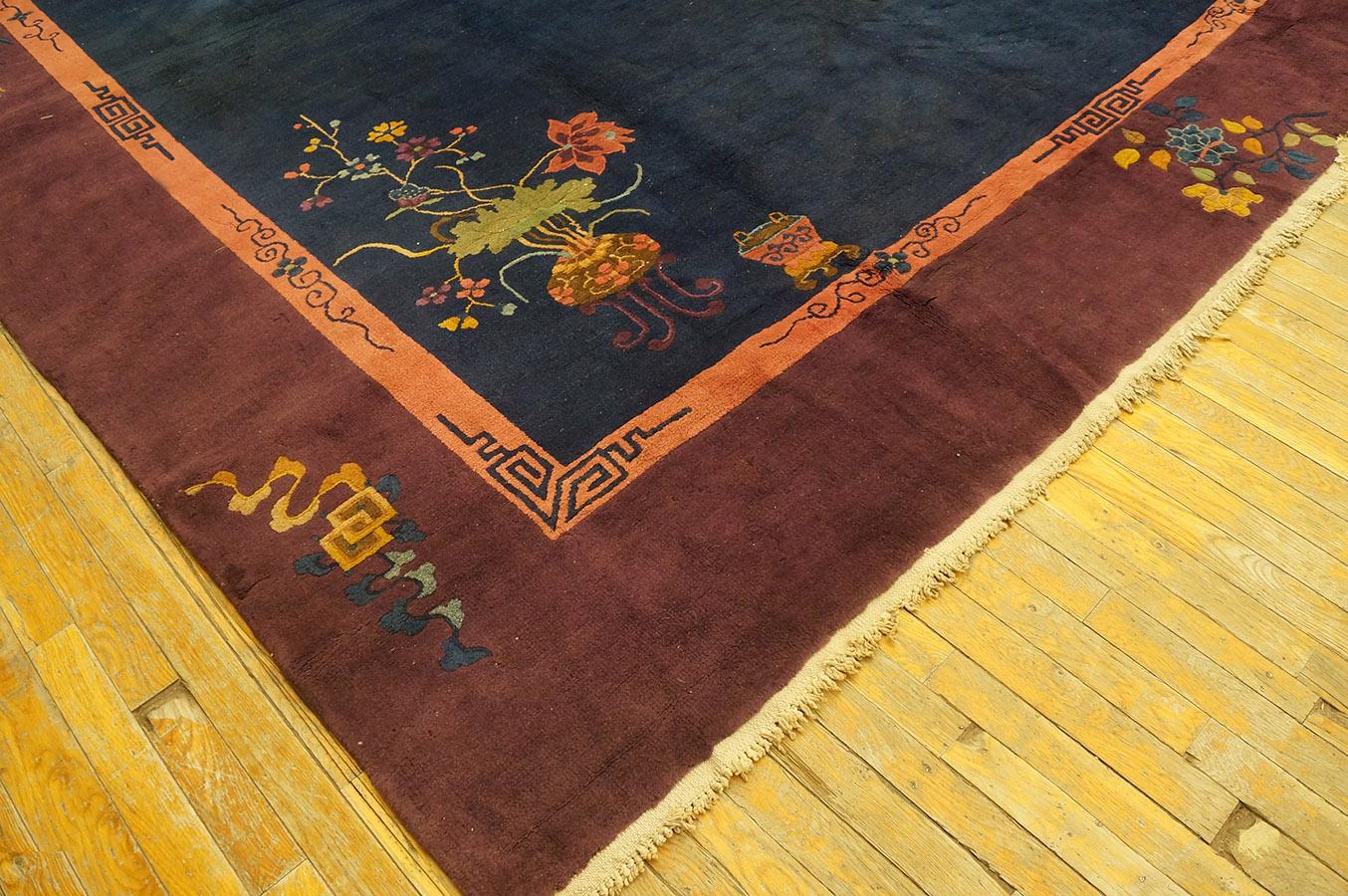 1920s Chinese Art Deco Carpet ( 9'10