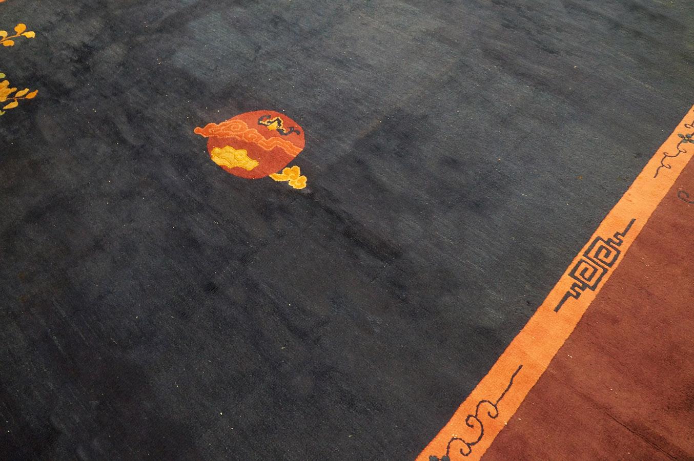 1920s Chinese Art Deco Carpet ( 9'10