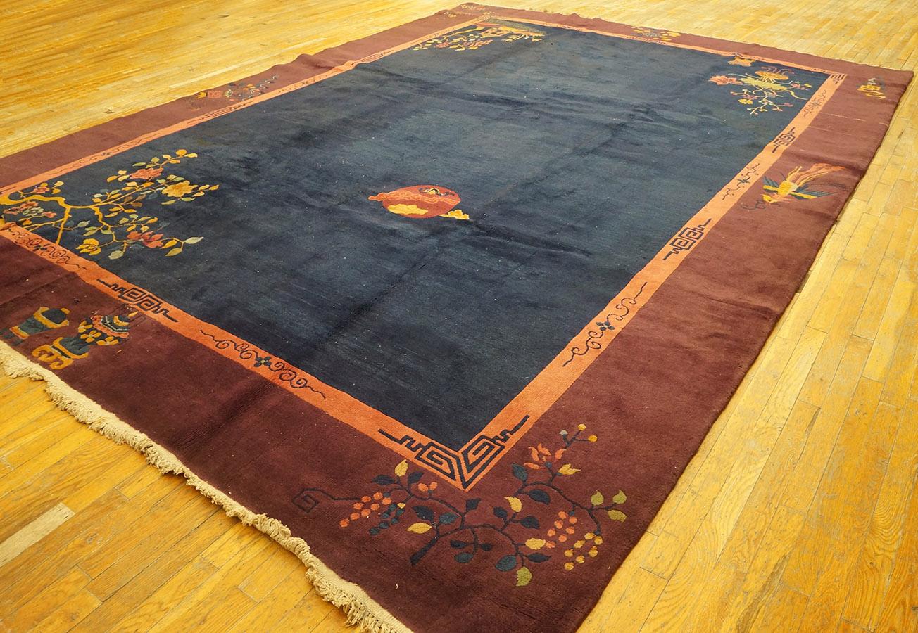 1920s Chinese Art Deco Carpet ( 9'10