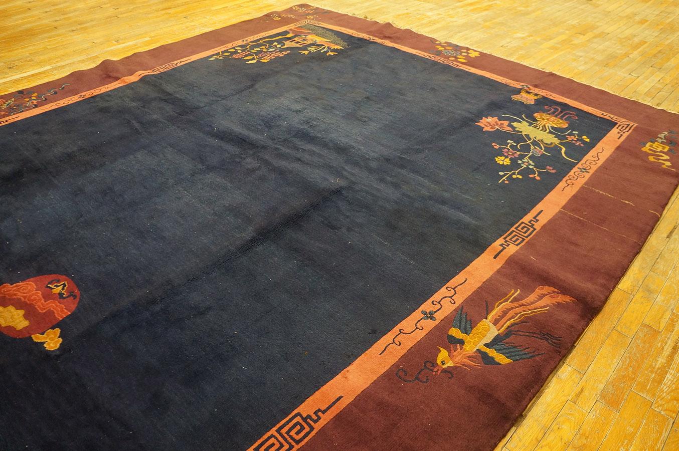 1920s Chinese Art Deco Carpet ( 9'10