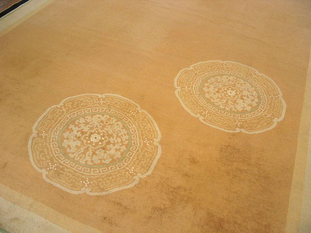 Tapis Art déco chinois des années 1920 ( 9' 4