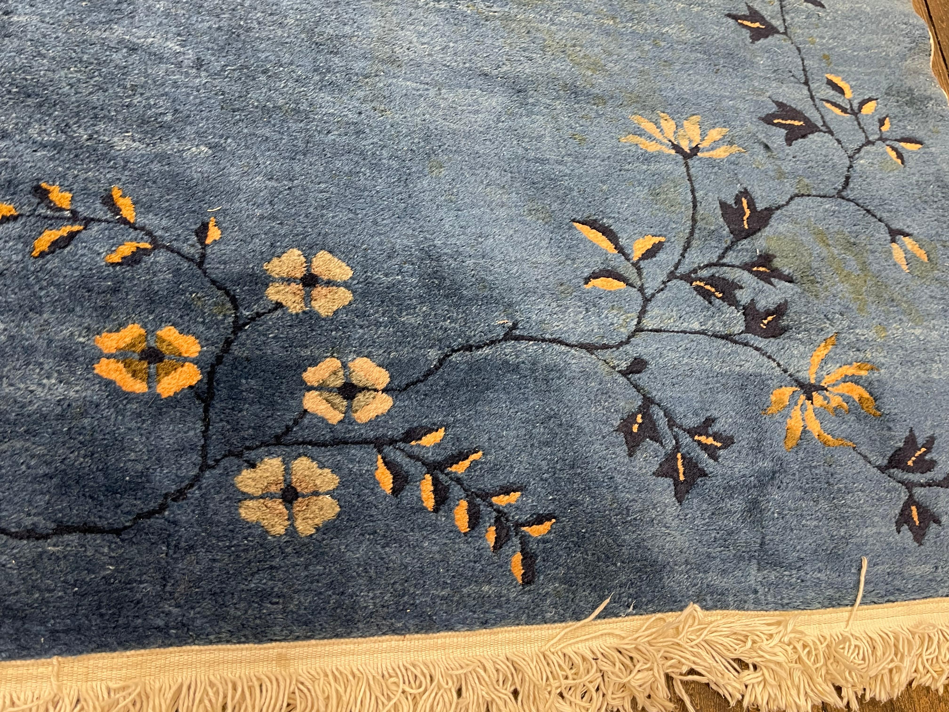 Antique Chinese Art Deco Rug, Circa 1920 For Sale 10