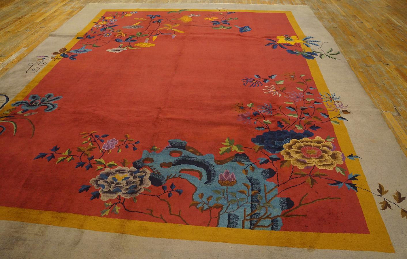 Antiker chinesischer Art Deco Teppich im Angebot 5
