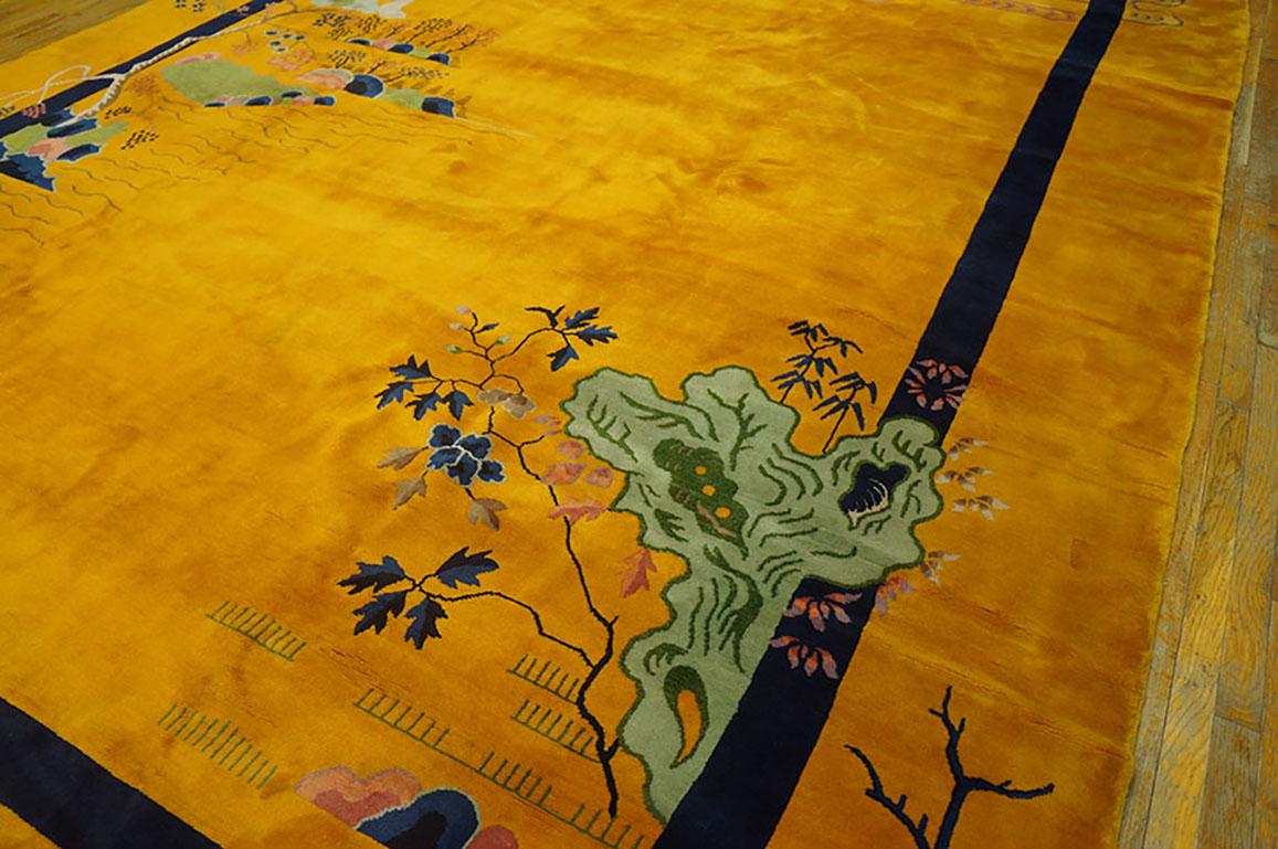 Art déco Tapis chinois Art Déco des années 1920 par Walter X ( 11'2
