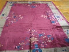 Antique Chinese Art Deco Rug