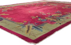 Antique Chinese Art Deco Rug