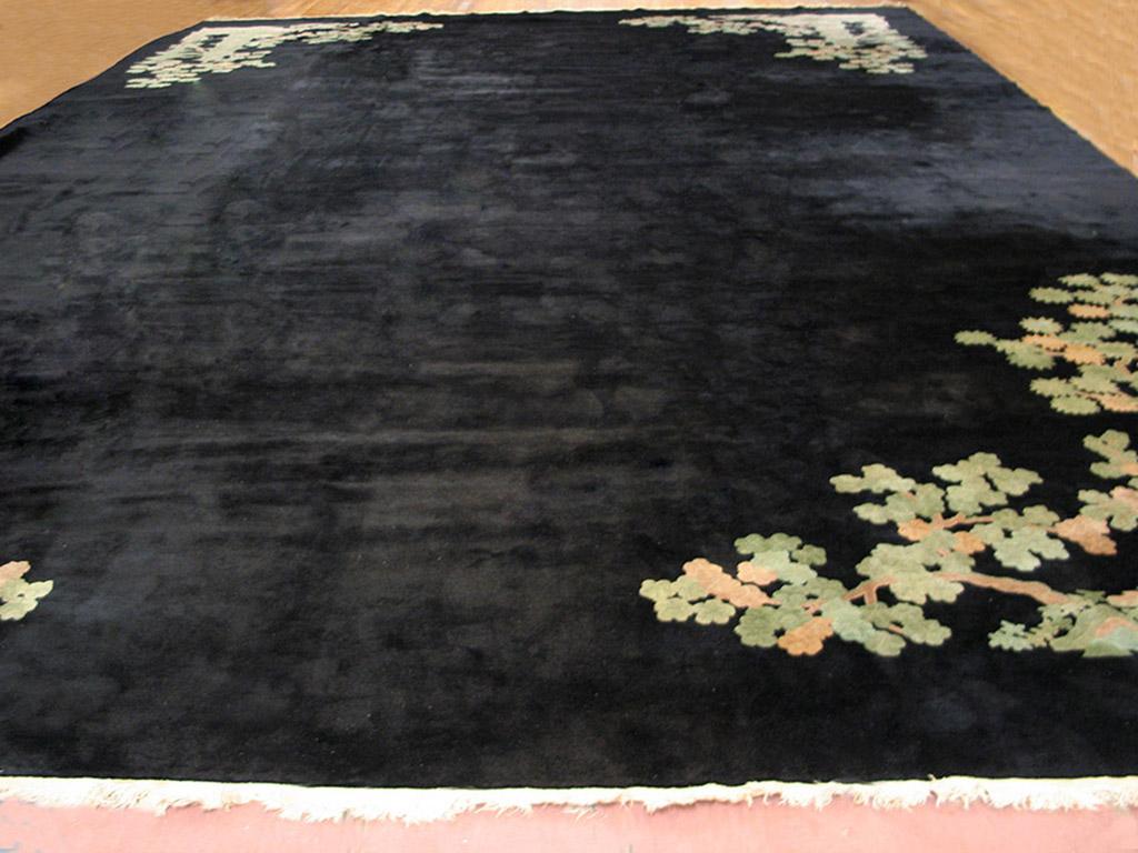 Hand-Knotted 1920s Chinese Art Deco Carpet by Fette - Li Workshop (17'3
