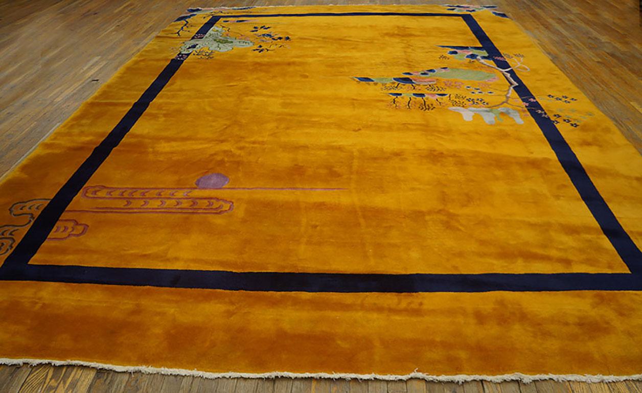 1920s Chinese Art Deco Carpet by Walter Nichols ( 11'2