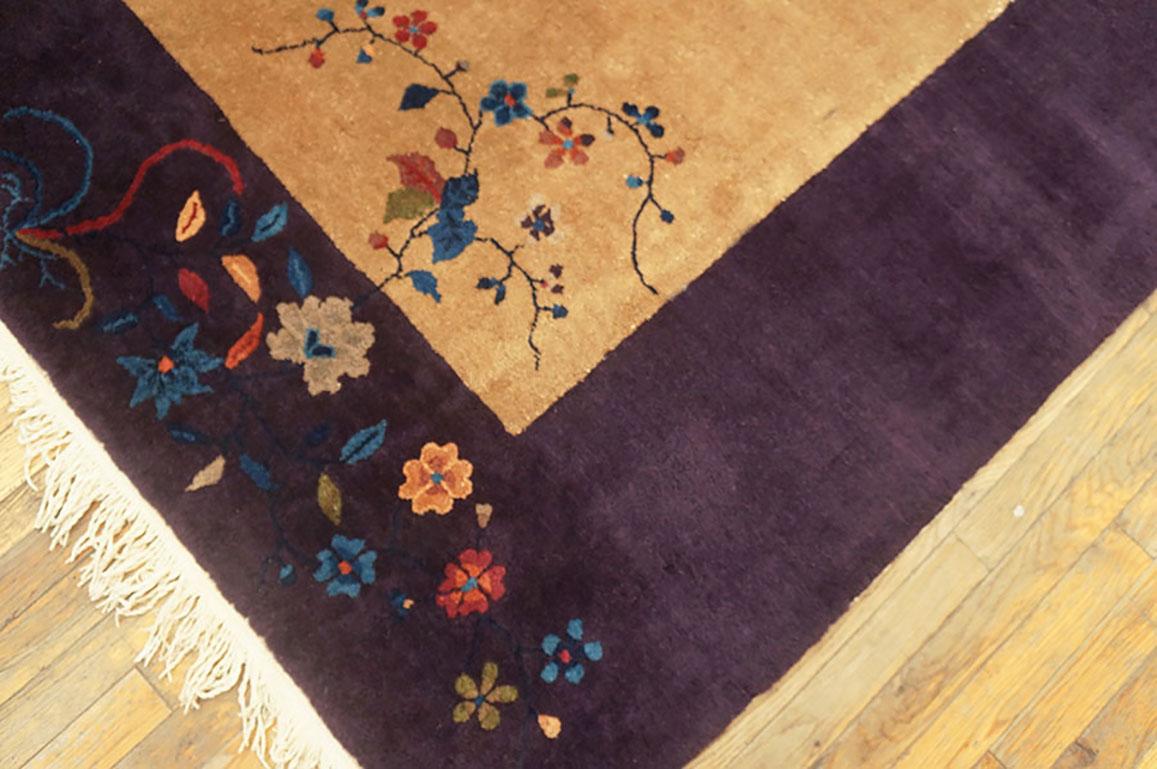 1920s Chinese Art Deco Carpet ( 9'10