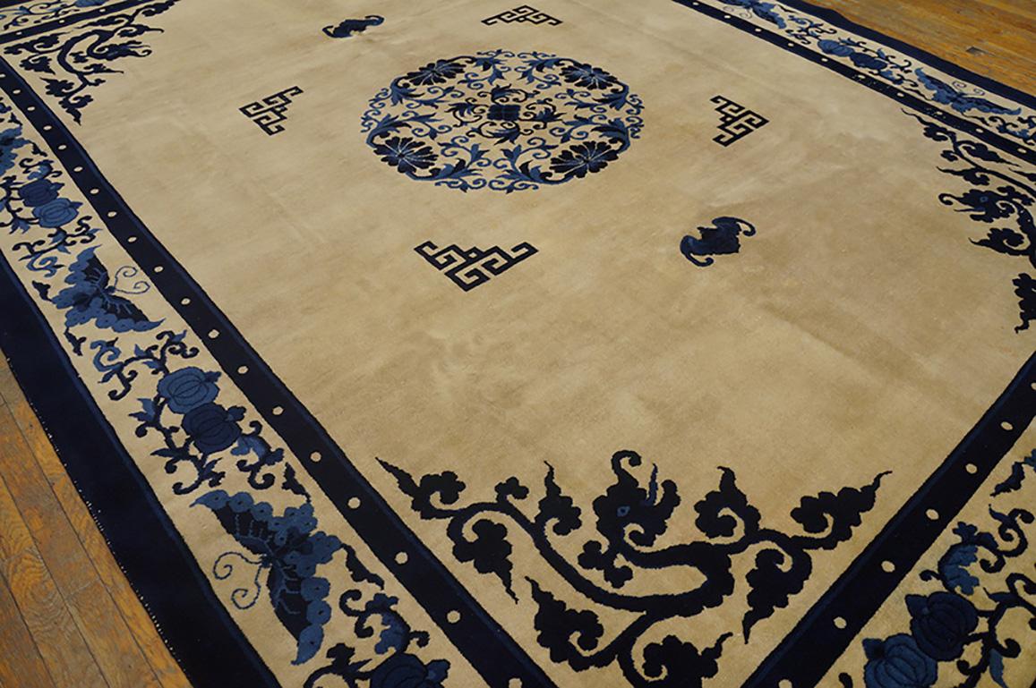 1920s Chinese Peking Carpet ( 8'8