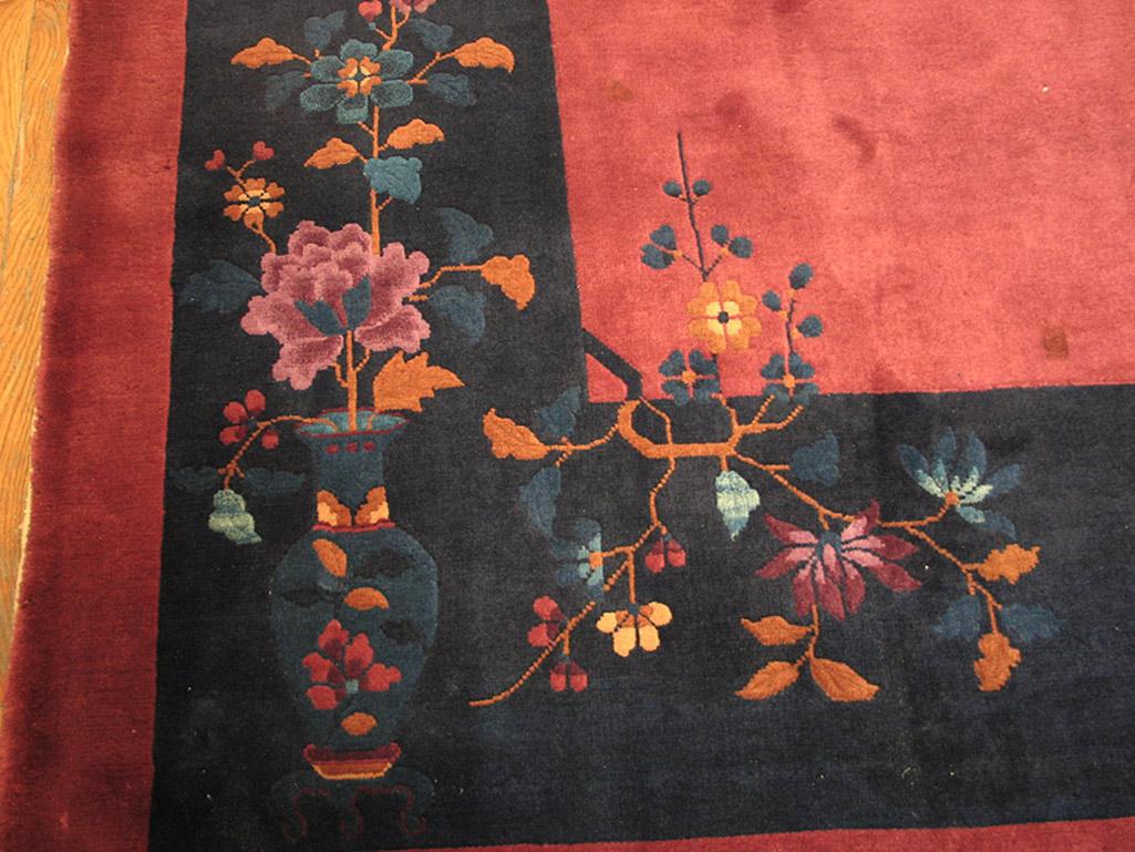 Antiker chinesischer Art-Déco-Teppich (Chinesisch) im Angebot