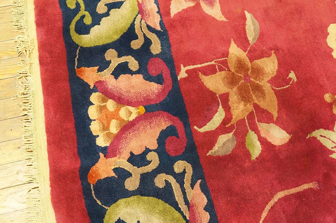 Antique Chinese Art Deco Rug In Good Condition For Sale In New York, NY