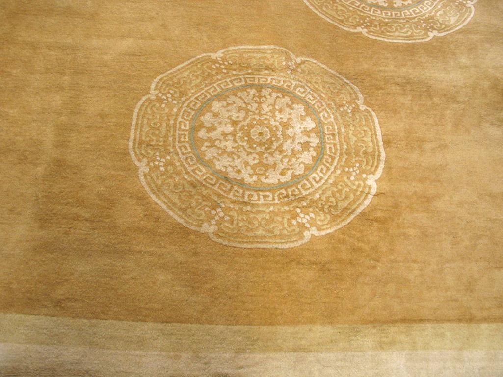 1920s Chinese Art Deco Carpet ( 11'4