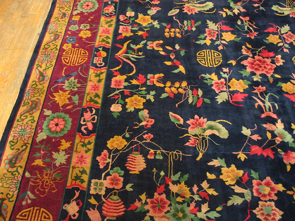 1920s Chinese Art Deco Carpet ( 9' x 11'8