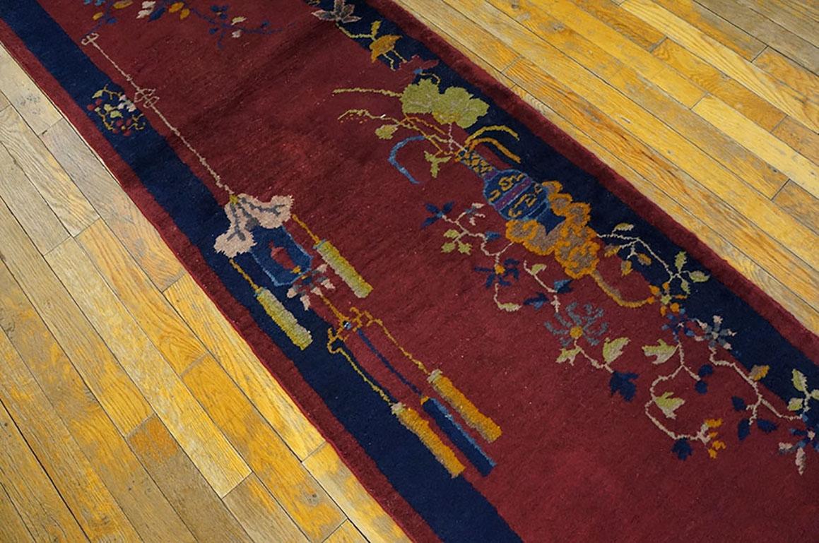 Wool Antique Chinese Art Deco Rug