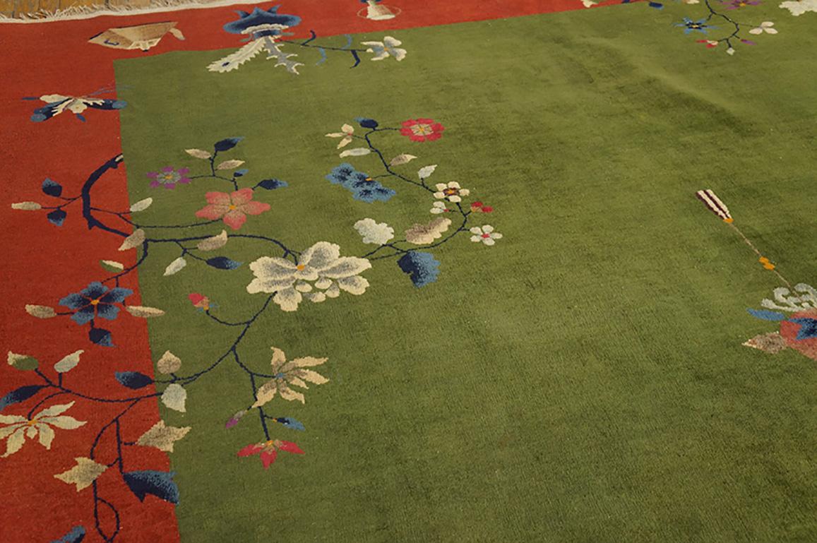 Alfombra Art Decó china de los años 20 ( 8' x 10' - 244 x 305 ) en venta 1