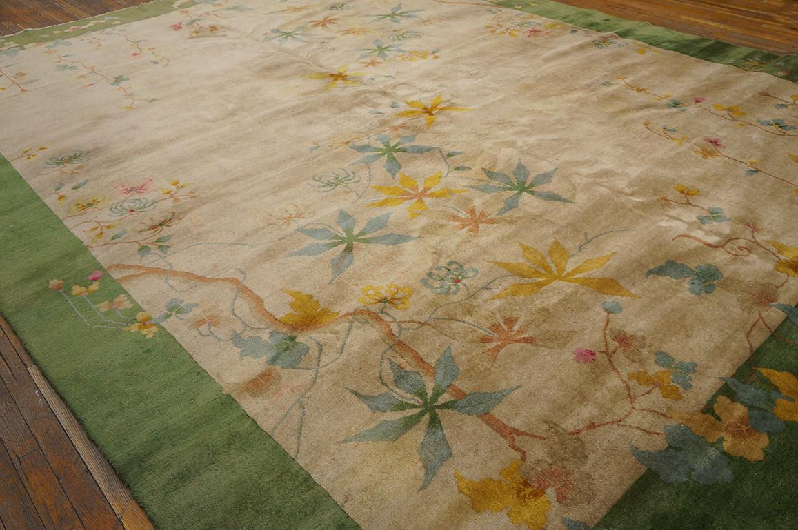 Wool Antique Chinese, Art Deco Rug