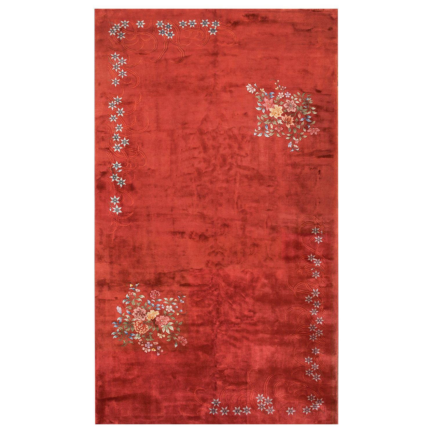 1930s Chinese Art Deco Carpet ( 10" x 17'6" 304 x 533 cm )